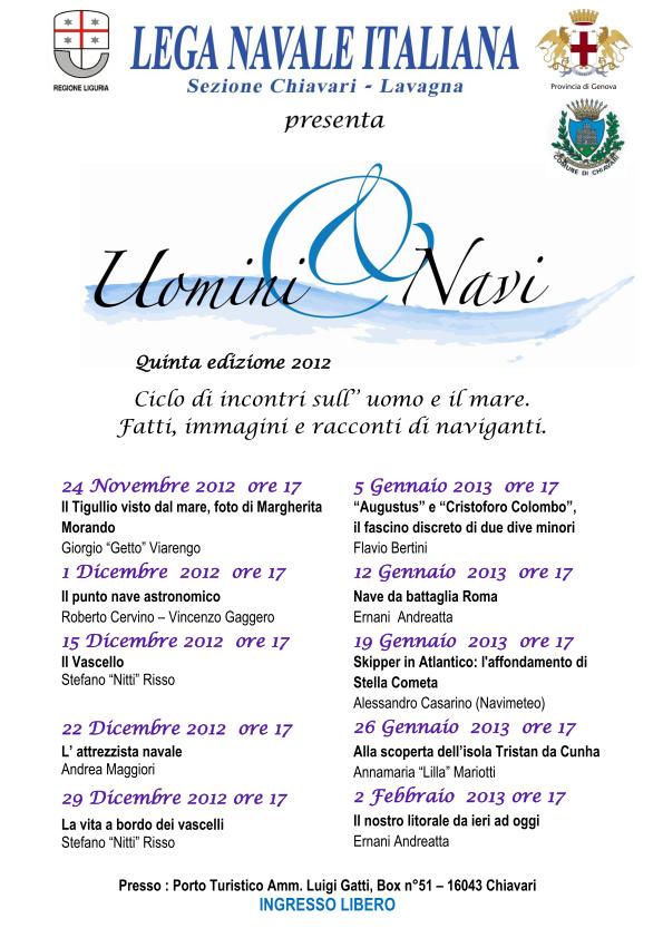 Da novembre a Gennaio, CHiavari: Ritorna 'Uomini e Navi', ciclo di  incontri sull'uomo e il mare. Fatti, immagini e racconti di naviganti.