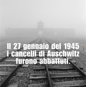 21 e 24 gennaio, Calvari e Sestri: GIORNO DELLA MEMORIA in ricordo dell'abbattimento dei cancelli di Auschwitz