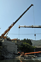 NUOVO PONTE DI CARASCO: il cantiere prosegue come previsto, apertura prevista fra Pasqua e il 25 Aprile