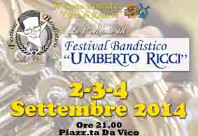 2, 3, 4 settembre, Rapallo: 1° Festival Bandistico Umberto Ricci