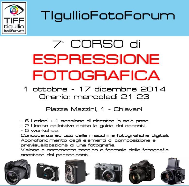 1° ottobre, Chiavari: vuoi imparare a fotografare? Inizia la 7^ edizione del corso di ESPRESSIONE FOTOGRAFICA