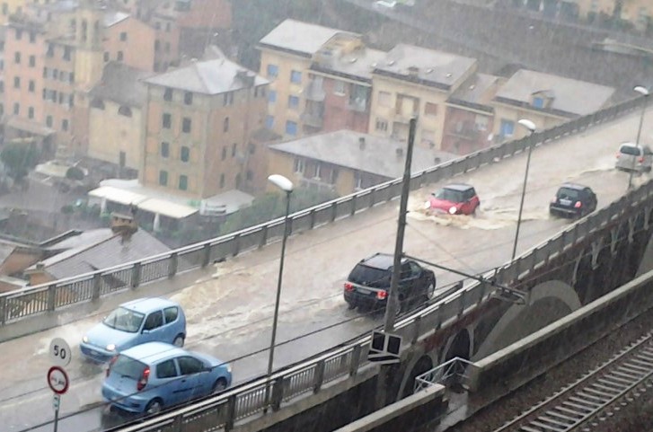 ALLUVIONE:”STANZIATI 380MILA EURO CONTRO IL RISCHIO ESONDAZIONE DEL RIO CORTINO A SORI. MA SERVE INTERVENTO PROTEZIONE CIVILE NAZIONALE”