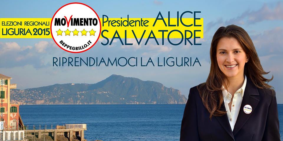 21 aprile, Rapallo: incontro con il Meetup cittadino e la candiata del M5S alla presidenza regionale Alice Salvatore per il progetto di democrazia partecipata a Rapallo.