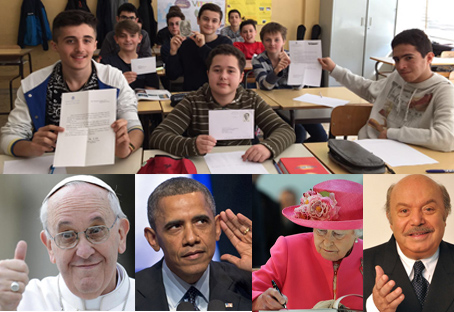 I ragazzi di Rapallo interrogano il Papa, Obama, la regina Elisabetta, Mattarella e... Lino Banfi: la storia e l'attualità sono più interessanti se te le spiegano loro